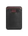 Buzunar pentru carduri Dux Ducis Magnetic Leather Wallet MagSafe pentru iPhone Anti-RFID negru