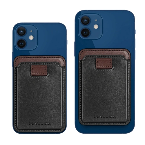 Kup Kieszeń na karty Dux Ducis Magnetic Leather Wallet MagSafe do iPhone Anti-RFID czarne - DDS1601 - {ean13} - Sklep Home Screen