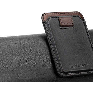 Kup Kapsa na karty Dux Ducis Magnetic Kožená peněženka MagSafe pro iPhone Anti-RFID černá - DDS1601 - {ean13} - Sklep Home Screen