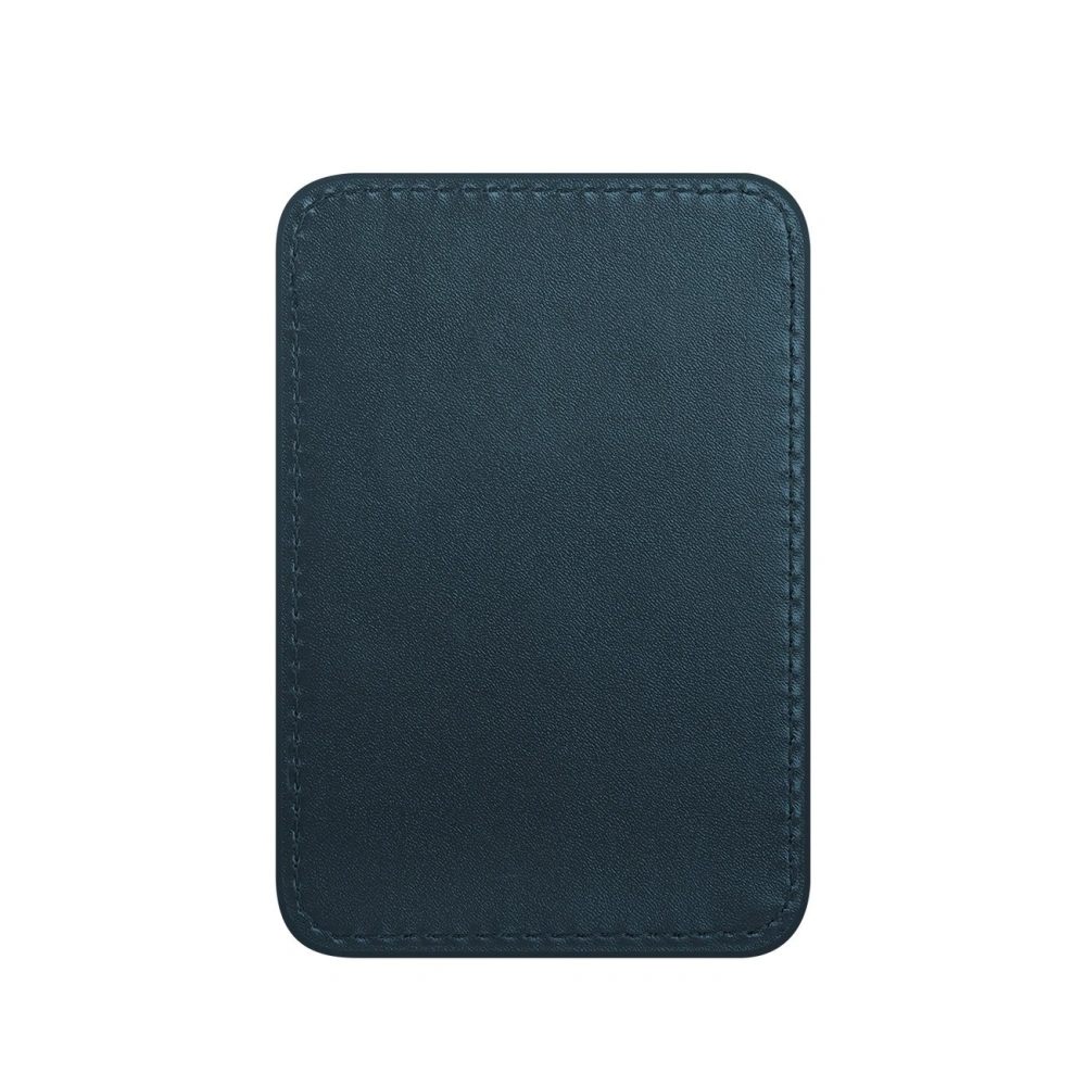 Kieszeń na karty Dux Ducis Magnetic Leather Wallet MagSafe do iPhone Anti-RFID niebieskie