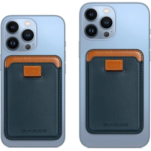 Kup Kieszeń na karty Dux Ducis Magnetic Leather Wallet MagSafe do iPhone Anti-RFID niebieskie - DDS1602 - {ean13} - Sklep Home Screen