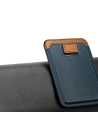 Kup Buzunar pentru carduri Dux Ducis Magnetic Leather Wallet MagSafe pentru iPhone Anti-RFID albastru - DDS1602 - {ean13} - Sklep Home Screen