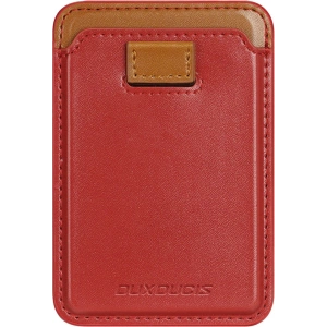 Kup Kieszeń na karty Dux Ducis Magnetic Leather Wallet MagSafe do iPhone Anti-RFID czerwone - DDS1603 - {ean13} - Sklep Home Screen