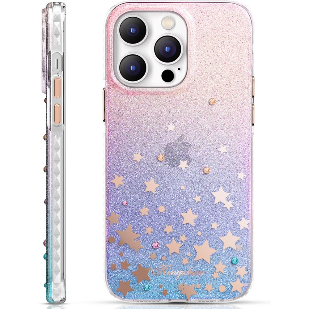 Etui Kingxbar Heart Star Apple iPhone 14 zodiac