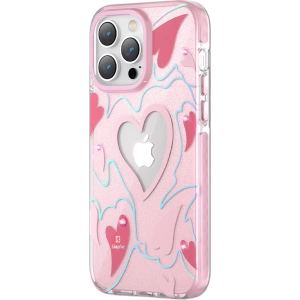 Kup Etui Kingxbar Heart Star Apple iPhone 14 Pro pink heart - KGX529 - {ean13} - Sklep Home Screen