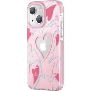 Kup Etui Kingxbar Heart Star Apple iPhone 14 Plus / 15 Plus pink heart - KGX532 - {ean13} - Sklep Home Screen