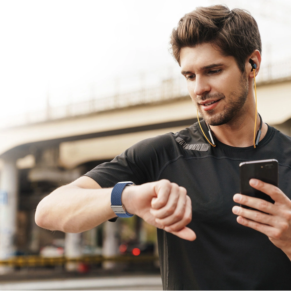 Pasek Dux Ducis Strap Mixture II Apple Watch 4/5/6/7/SE/8/9/10 40/41/42mm niebieski