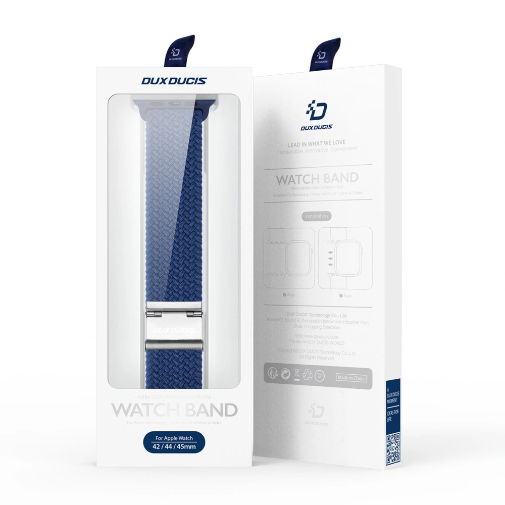 Pasek Dux Ducis Strap Mixture II Apple Watch 4/5/6/7/SE/8/9/10 40/41/42mm niebieski