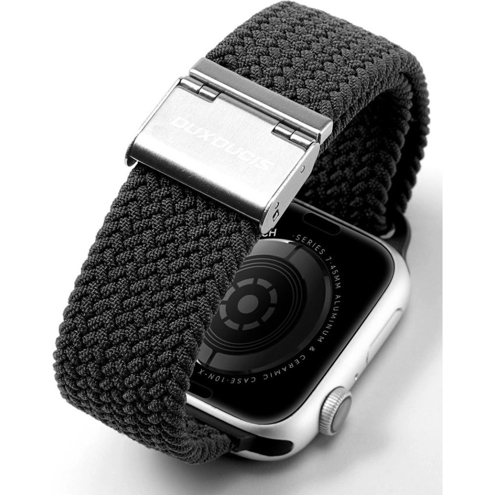 Pasek Dux Ducis Strap Mixture II Apple Watch 4/5/6/7/SE/8/9/10 40/41/42mm czarny