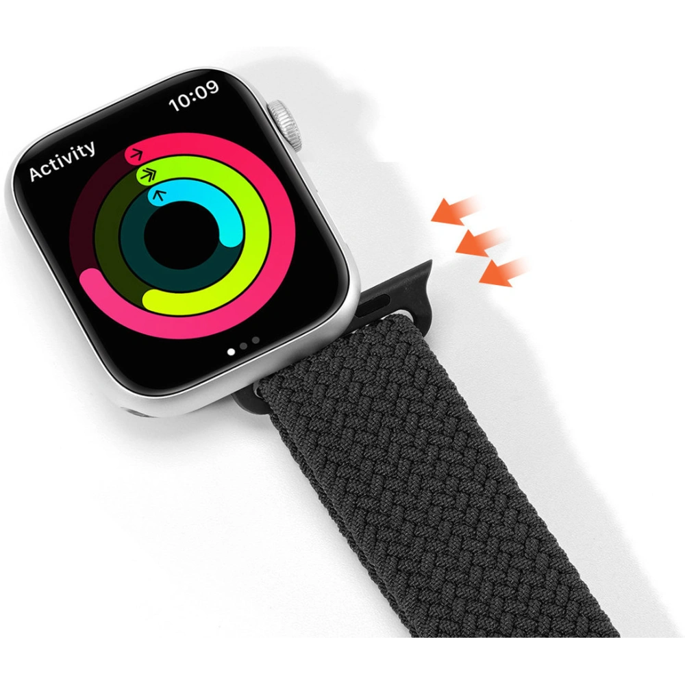 Pasek Dux Ducis Strap Mixture II Apple Watch 4/5/6/7/SE/8/9/10 40/41/42mm czarny