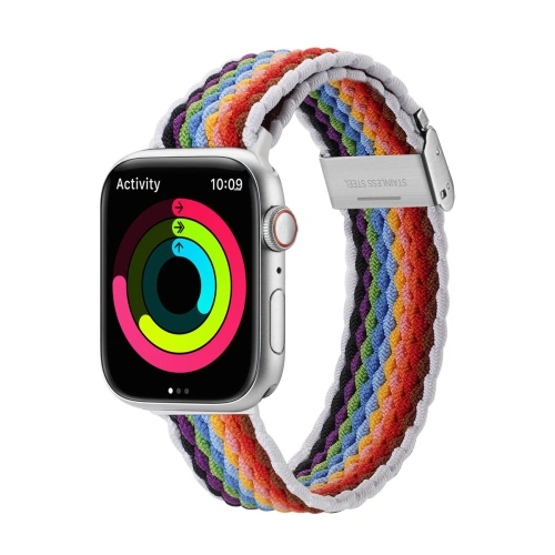 Kup Pasek Dux Ducis Strap Mixture II Apple Watch 4/5/6/7/SE/8/9/10 40/41/42mm světlé pruhy - DDS1619 - {ean13} - Sklep Home Screen