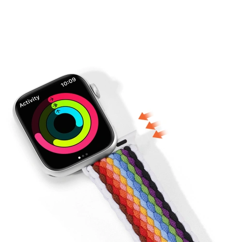 Kup Pasek Dux Ducis Strap Mixture II Apple Watch 4/5/6/7/SE/8/9/10 40/41/42mm světlé pruhy - DDS1619 - {ean13} - Sklep Home Screen