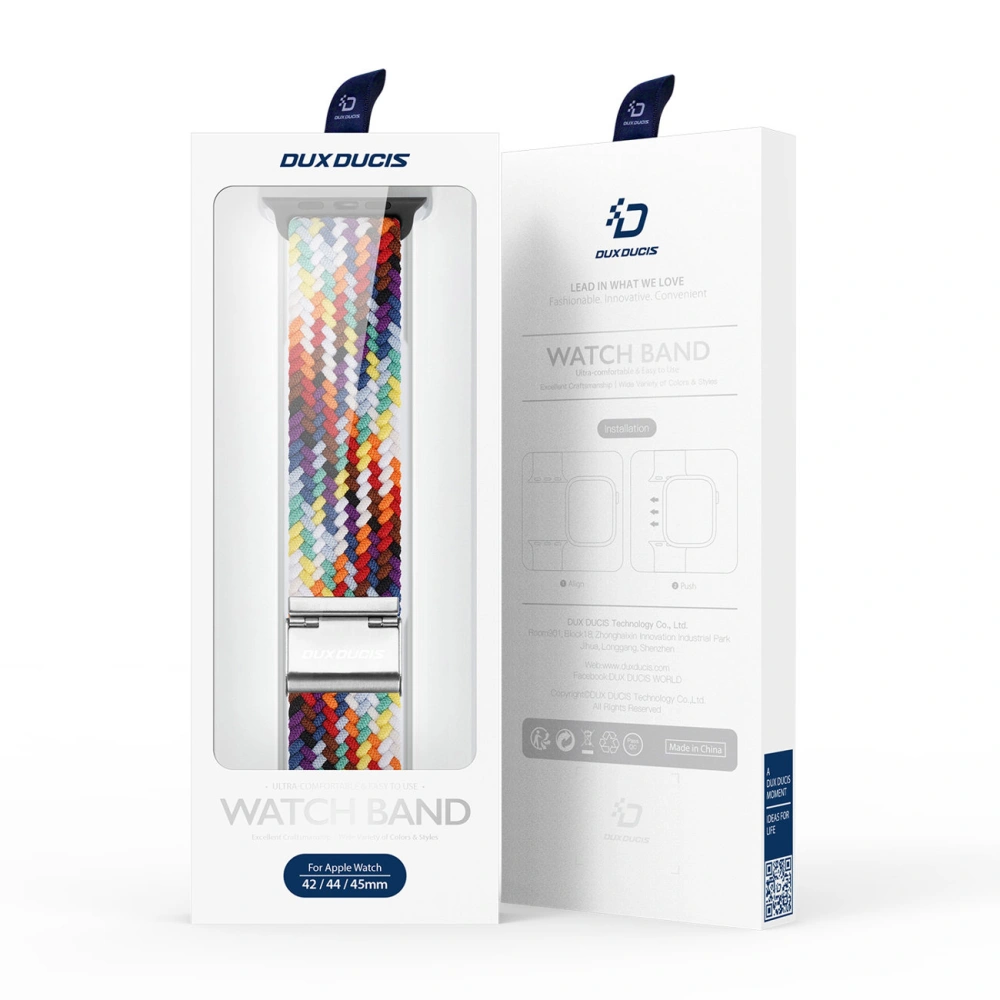 Pasek Dux Ducis Strap Mixture II Apple Watch 4/5/6/7/SE/8/9/Ultra 44/45/49mm tęczowy