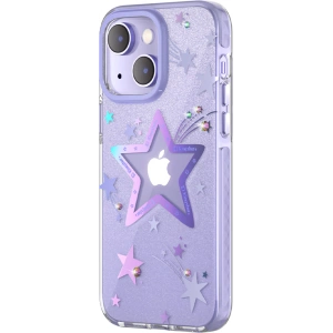 Kup Etui Kingxbar Heart Star Apple iPhone 14 Plus / 15 Plus purple star - KGX533 - {ean13} - Sklep Home Screen