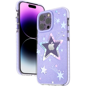 Kup Etui Kingxbar Heart Star Apple iPhone 14 Plus / 15 Plus purple star - KGX533 - {ean13} - Sklep Home Screen