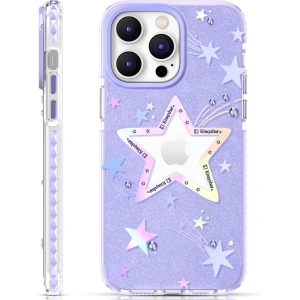 Kup Etui Kingxbar Heart Star Apple iPhone 14 Plus / 15 Plus purple star - KGX533 - {ean13} - Sklep Home Screen