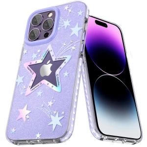 Kup Etui Kingxbar Heart Star Apple iPhone 14 Pro Max purple star - KGX536 - {ean13} - Sklep Home Screen
