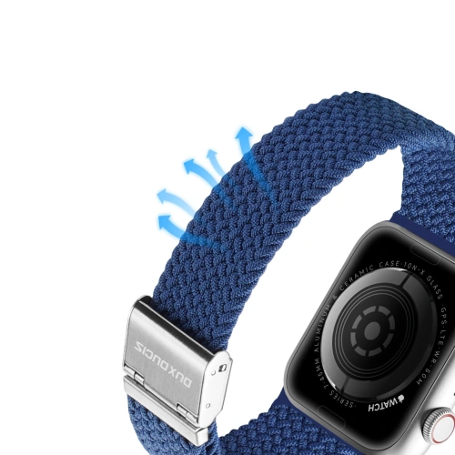 Kup Pásek Dux Ducis Strap Mixture II Apple Watch 4/5/6/7/SE/8/9/Ultra 44/45/49mm modrý - DDS1622 - {ean13} - Sklep Home Screen
