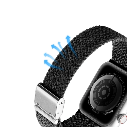 Kup Pás Dux Ducis Strap Mixture II Apple Watch 4/5/6/7/SE/8/9/Ultra 44/45/49mm černý - DDS1623 - {ean13} - Sklep Home Screen