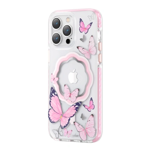 Kup Case Kingxbar Butterfly MagSafe Apple iPhone 14 Plus / 15 Plus rosa - KGX544 - {ean13} - Sklep Home Screen