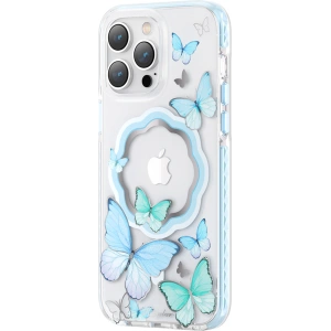 Kup Etui Kingxbar Butterfly MagSafe Apple iPhone 14 Plus / 15 Plus niebieskie - KGX545 - {ean13} - Sklep Home Screen