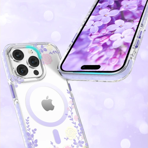 Buy Kingxbar Flora MagSafe Apple iPhone 14 peony - KGX549 - {ean13} - Home Screen Store Europe