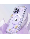 Kup Husă Kingxbar Flora MagSafe Apple iPhone 14 rose - KGX550 - {ean13} - Sklep Home Screen