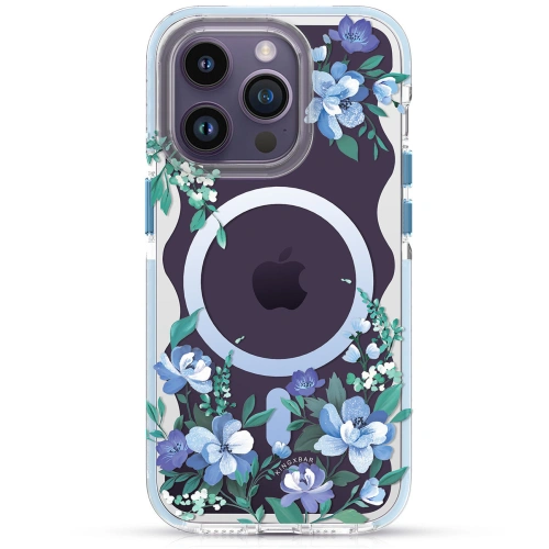 Kup Etui Kingxbar Flora MagSafe Apple iPhone 14 orchidej - KGX551 - {ean13} - Sklep Home Screen