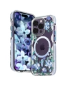 Kup Etui Kingxbar Flora MagSafe Apple iPhone 14 orchidea - KGX551 - {ean13} - Sklep Home Screen