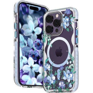 Kup Etui Kingxbar Flora MagSafe Apple iPhone 14 Pro Max orchid - KGX560 - {ean13} - Sklep Home Screen