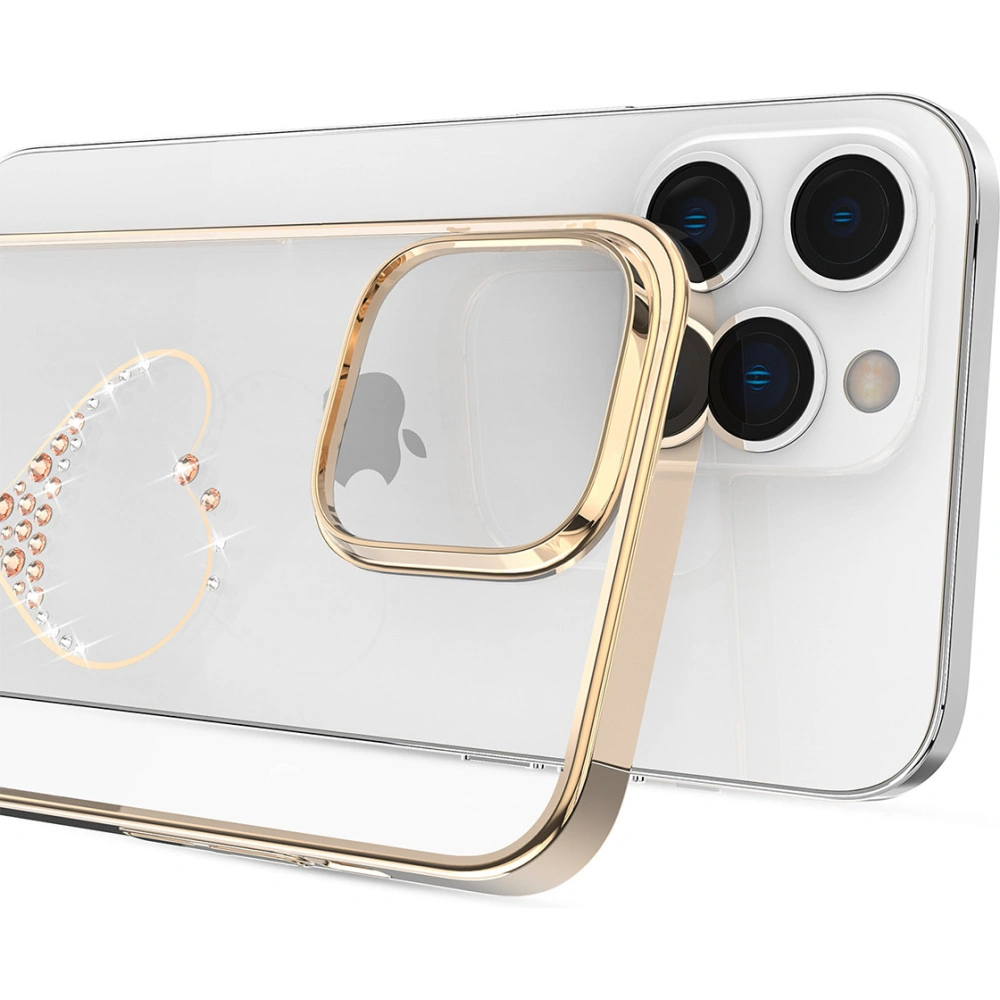 Etui Kingxbar Wish Apple iPhone 14 Plus / 15 Plus złote