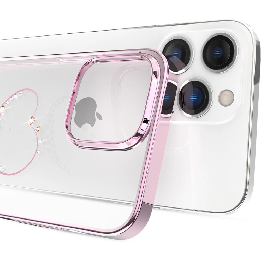 Etui Kingxbar Wish Apple iPhone 14 Plus / 15 Plus różowe