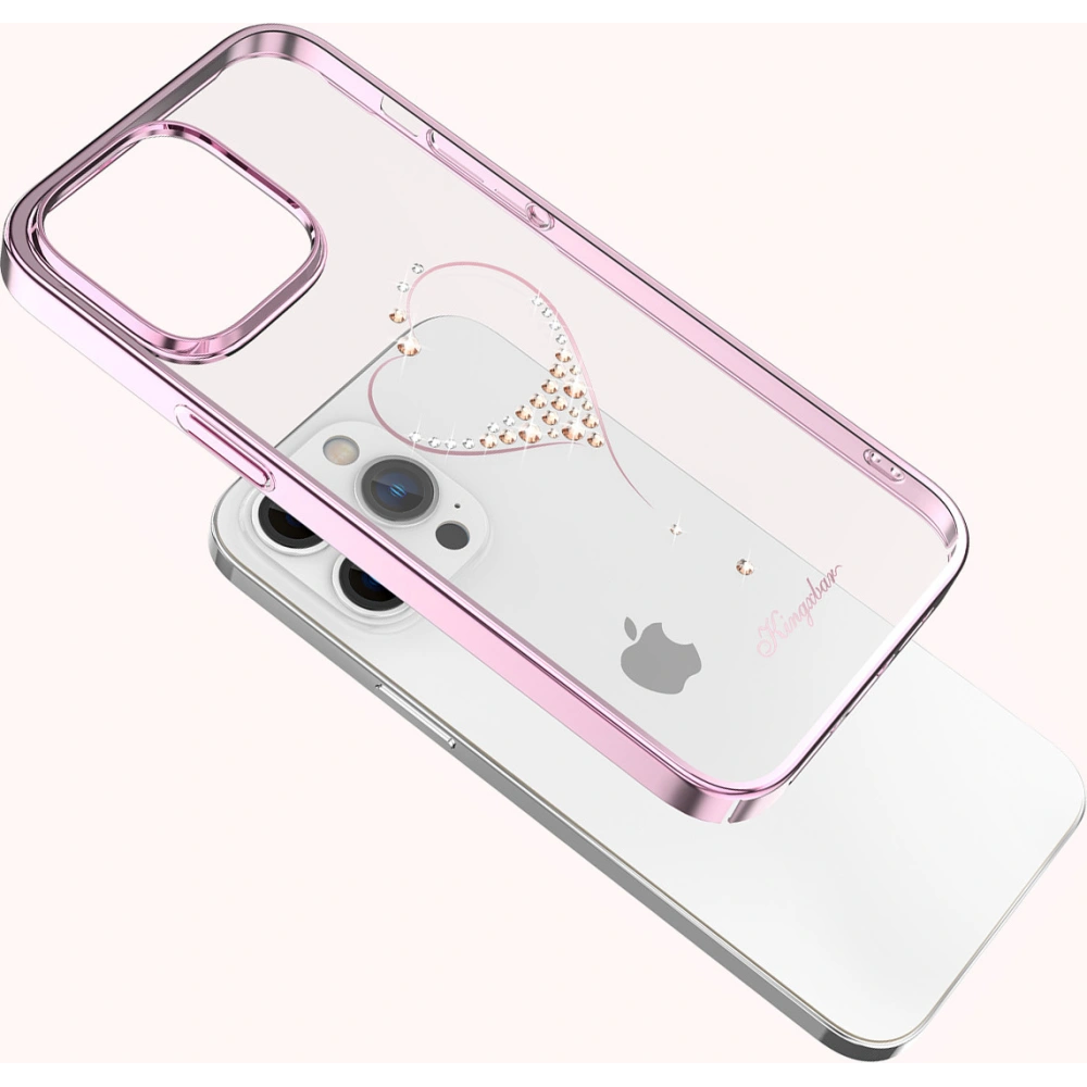 Etui Kingxbar Wish Apple iPhone 14 Plus / 15 Plus różowe