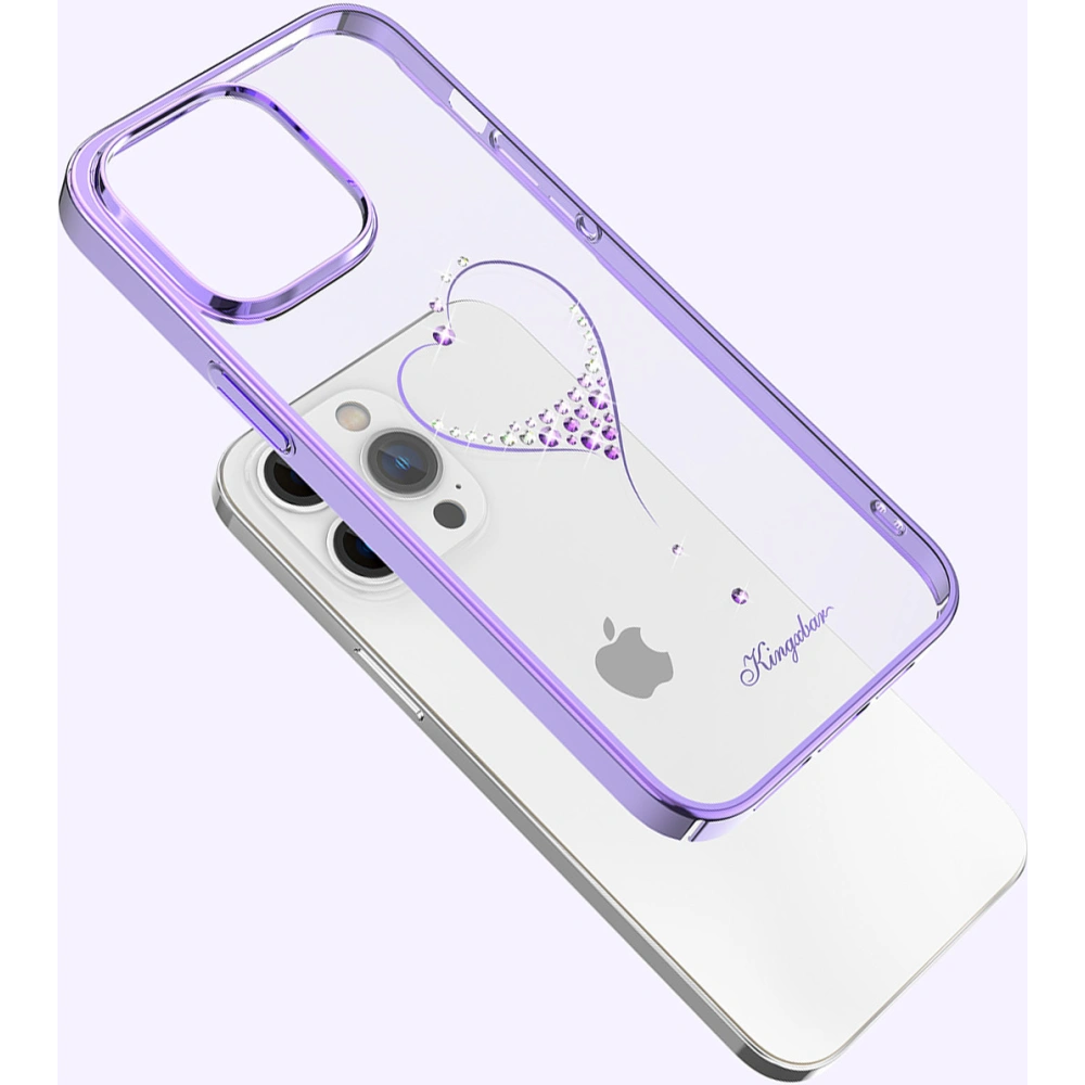 Etui Kingxbar Wish Apple iPhone 14 Plus / 15 Plus fioletowe