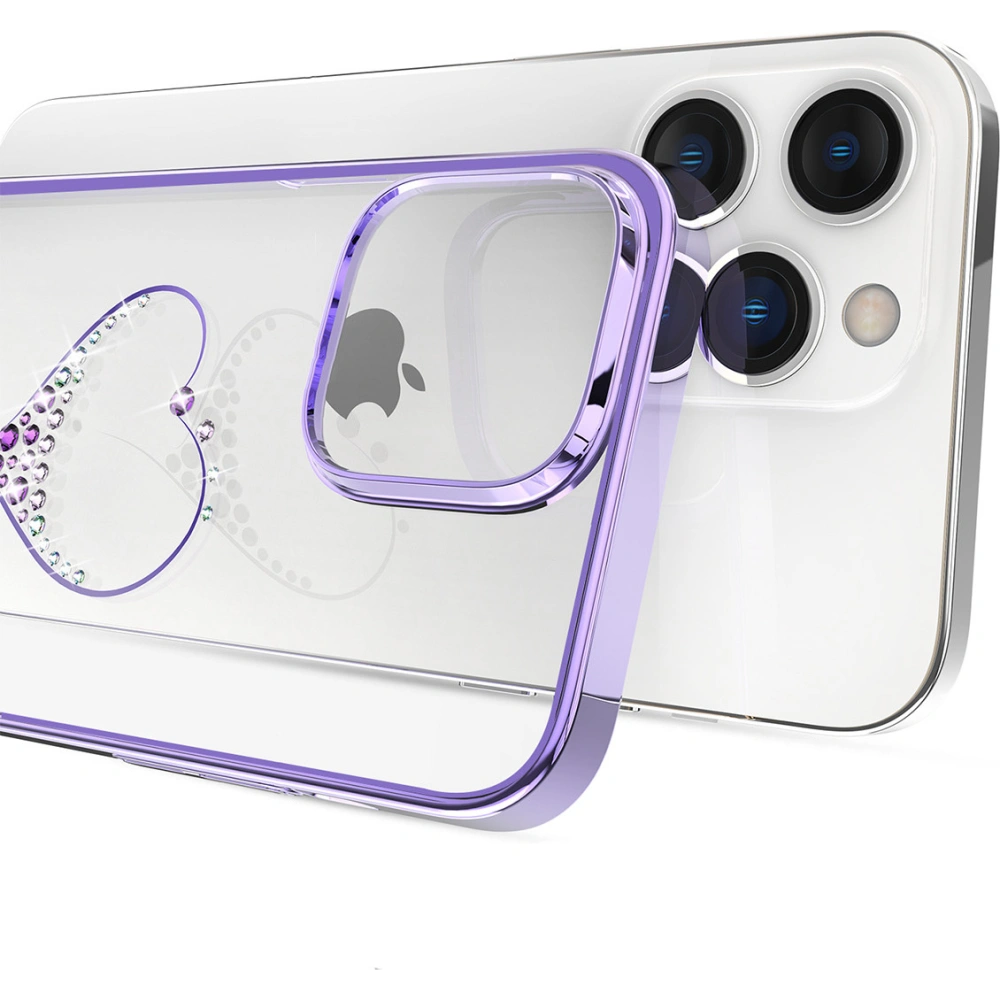 Etui Kingxbar Wish Apple iPhone 14 Pro Max fioletowe