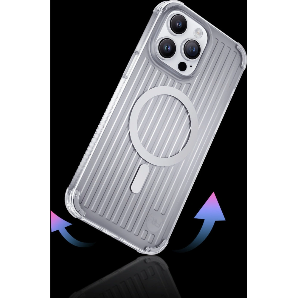 Etui Kingxbar PQY Go Out MagSafe Apple iPhone 14 czarne