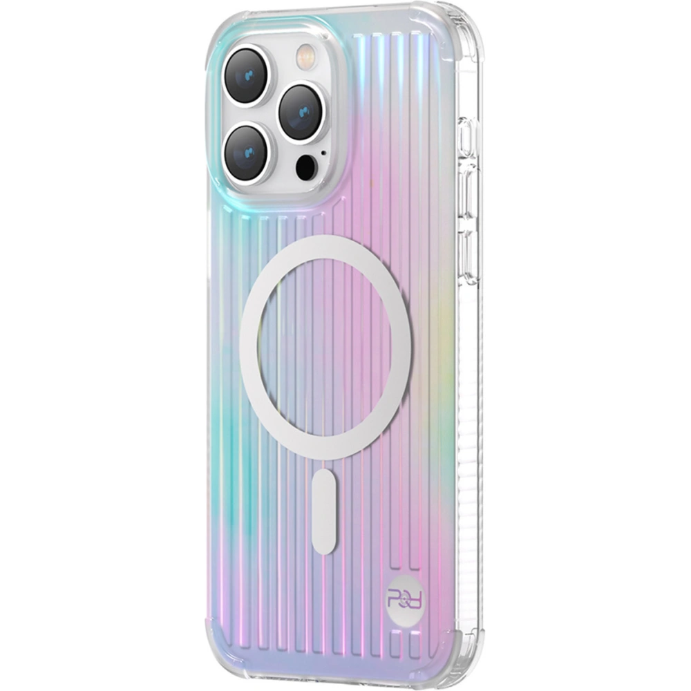 Etui Kingxbar PQY Go Out MagSafe Apple iPhone 14 laser color