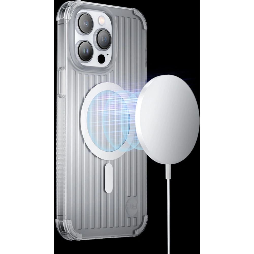 Etui Kingxbar PQY Go Out MagSafe Apple iPhone 14 laser color