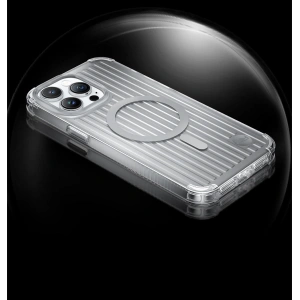 Kup Etui Kingxbar PQY Go Out MagSafe Apple iPhone 14 srebrne - KGX575 - {ean13} - Sklep Home Screen