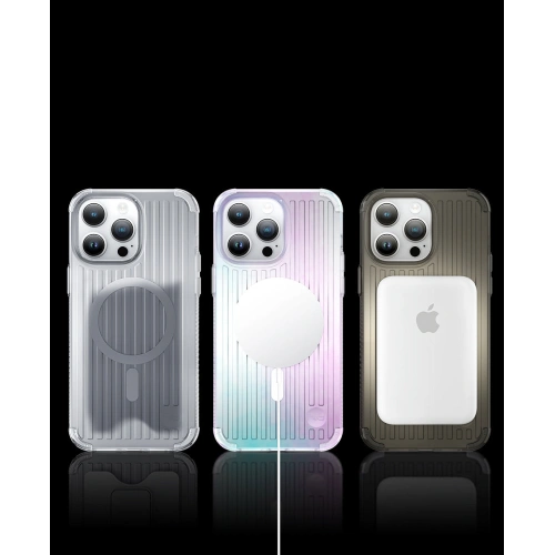 Kup Etui Kingxbar PQY Go Out MagSafe Apple iPhone 14 srebrne - KGX575 - {ean13} - Sklep Home Screen