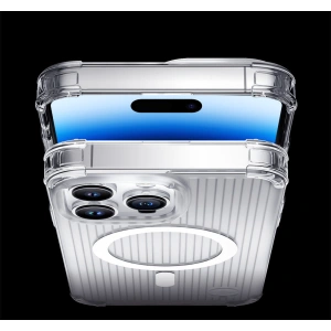 Kup Etui Kingxbar PQY Go Out MagSafe Apple iPhone 14 Pro srebrne - KGX578 - {ean13} - Sklep Home Screen