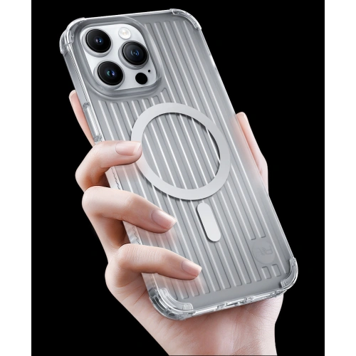 Kup Case Kingxbar PQY Go Out MagSafe Apple iPhone 14 Plus / 15 Plus silberne - KGX581 - {ean13} - Sklep Home Screen