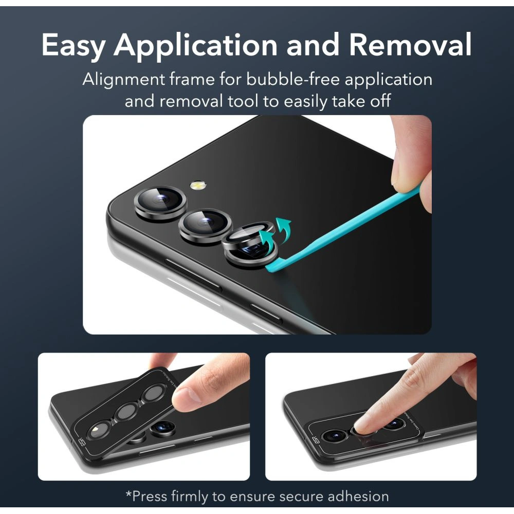 Szkło hartowane na aparat ESR Camera Lens Samsung Galaxy S23/S23+ Plus Black