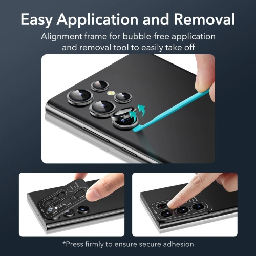 Buy ESR Camera Lens Samsung Galaxy S23 Ultra Black - ESR645 - {ean13} - Home Screen Store Europe