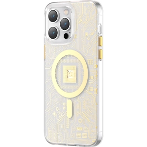 Kup Etui Kingxbar PQY Geek MagSafe Apple iPhone 14 złote - KGX585 - {ean13} - Sklep Home Screen