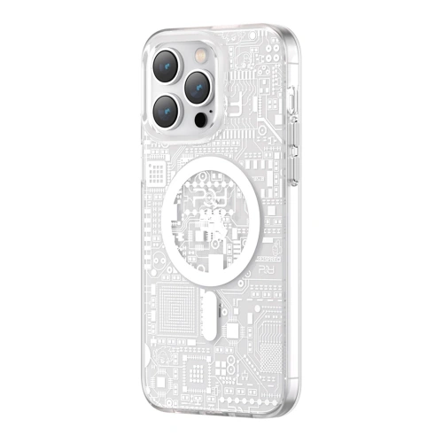 Kup Husă Kingxbar PQY Geek MagSafe Apple iPhone 14 argintiu - KGX586 - {ean13} - Sklep Home Screen