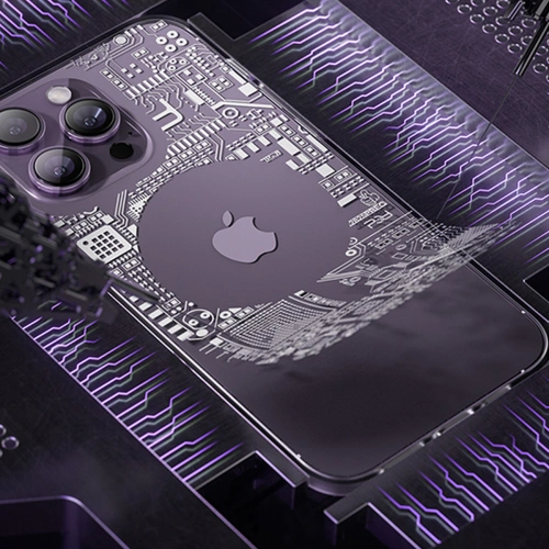 Kup Husă Kingxbar PQY Geek MagSafe Apple iPhone 14 argintiu - KGX586 - {ean13} - Sklep Home Screen