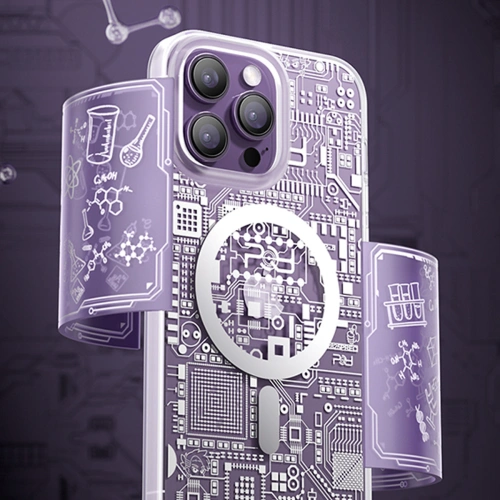 Kup Case Kingxbar PQY Geek MagSafe Apple iPhone 14 silber - KGX586 - {ean13} - Sklep Home Screen