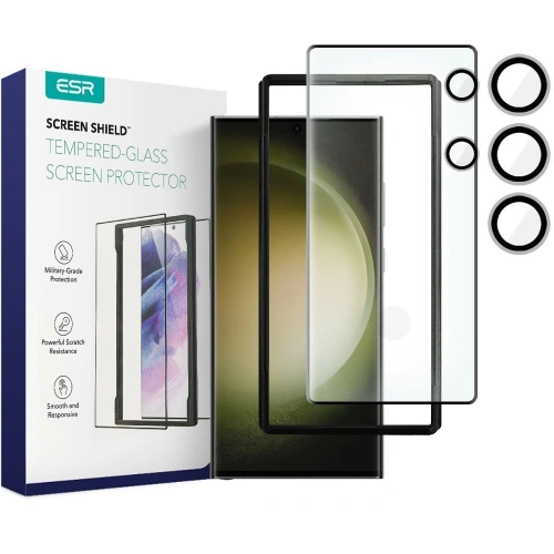 Buy ESR Protector Set Samsung Galaxy S23 Ultra Clear [2 PACK] - ESR652 - {ean13} - Home Screen Store Europe