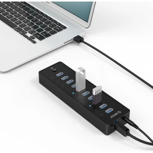 Kup Adapter Hub 10w1 Orico 10x USB 3.0 - ORC6 - {ean13} - Sklep Home Screen